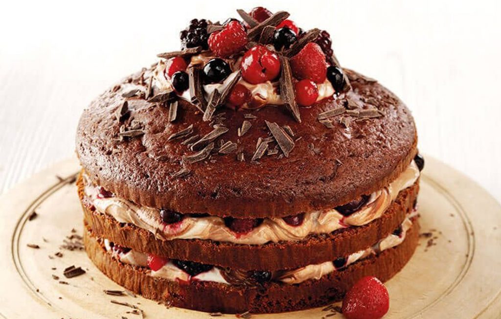 Chocolate gateau made healthier