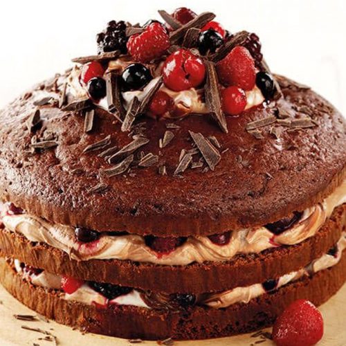 Chocolate gateau made healthier
