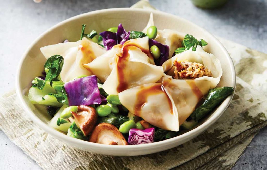Pork and five spice dumplings