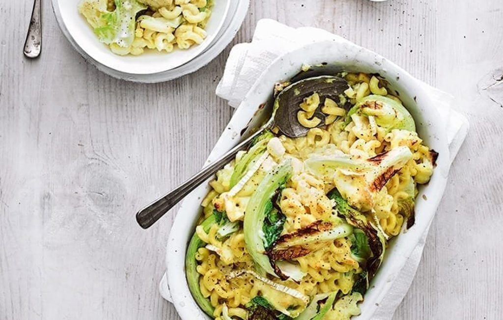 Cauliflower macaroni cheese