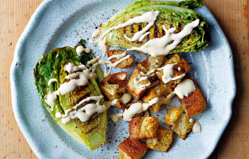 Vegan caesar salad Vegan caesar salad