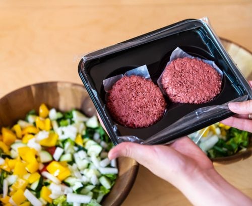 Plant-based burger patties