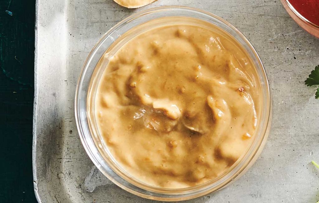 Coconut satay dipping sauce