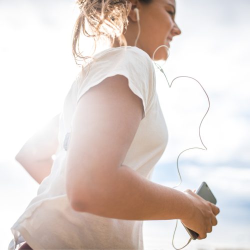 woman running