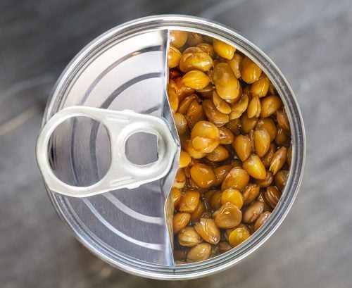 can of lentils