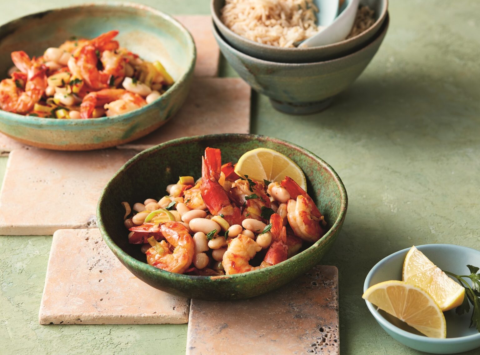 Lemon prawns