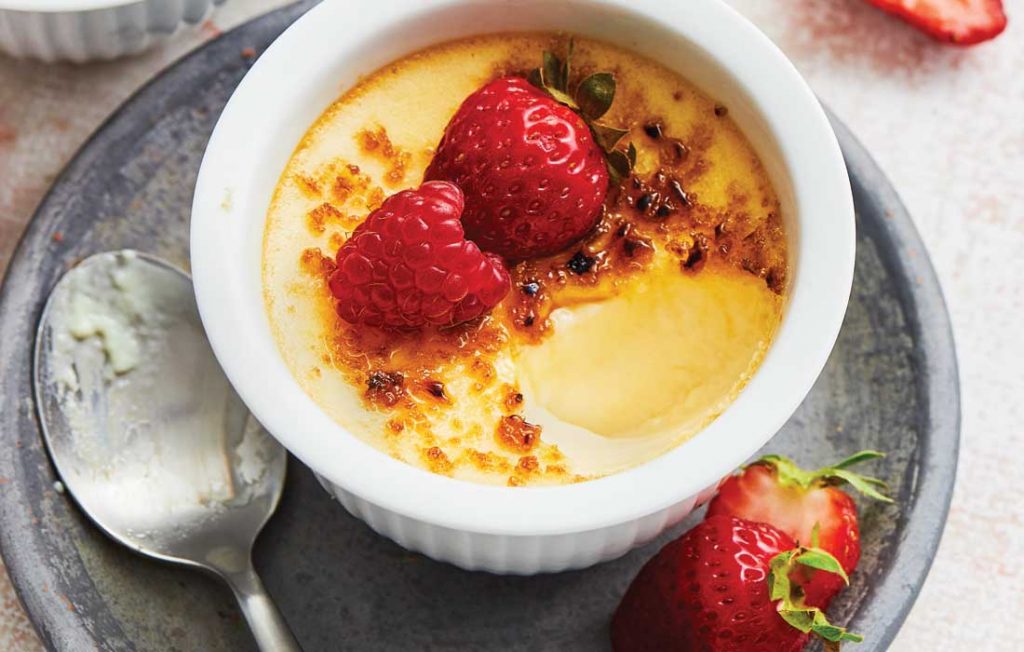 Coconut crème brulee Coconut crème brulee