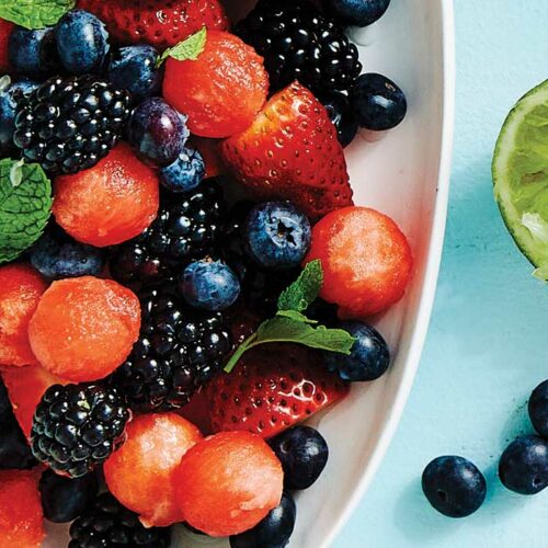 Berry melon salad