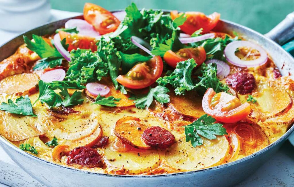 Spanish-style tortilla