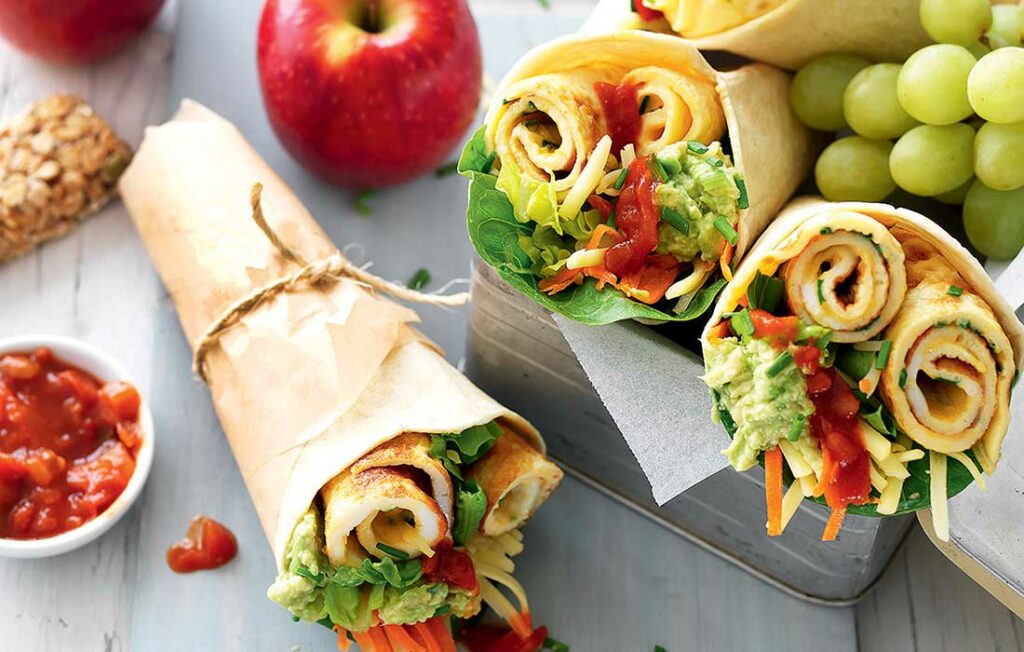 Tex-Mex egg tortilla pockets