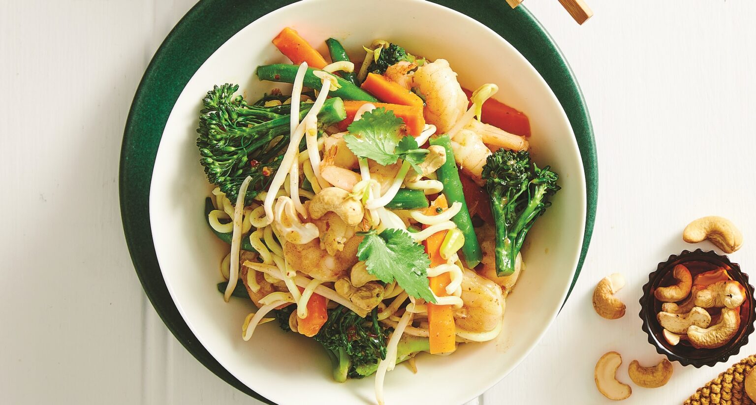 Prawn laksa stir-fry