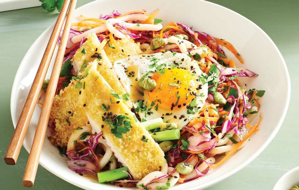 Chicken katsu salad