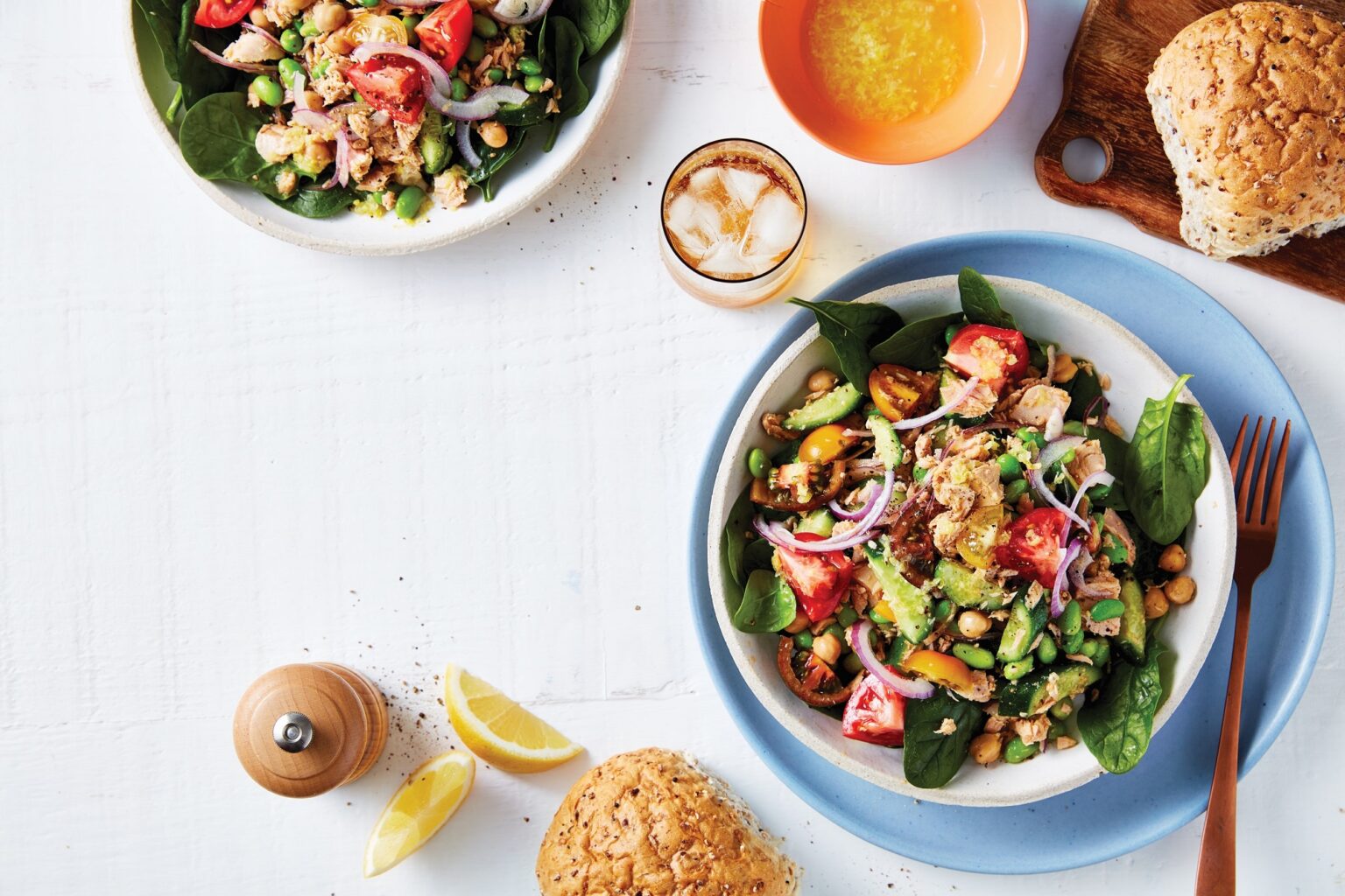 Chickpea and tuna salad