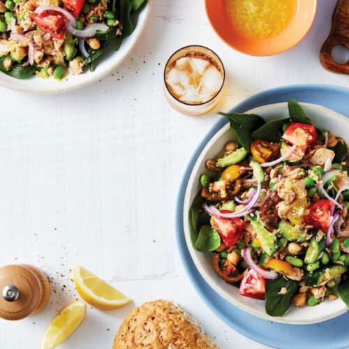 Chickpea and tuna salad