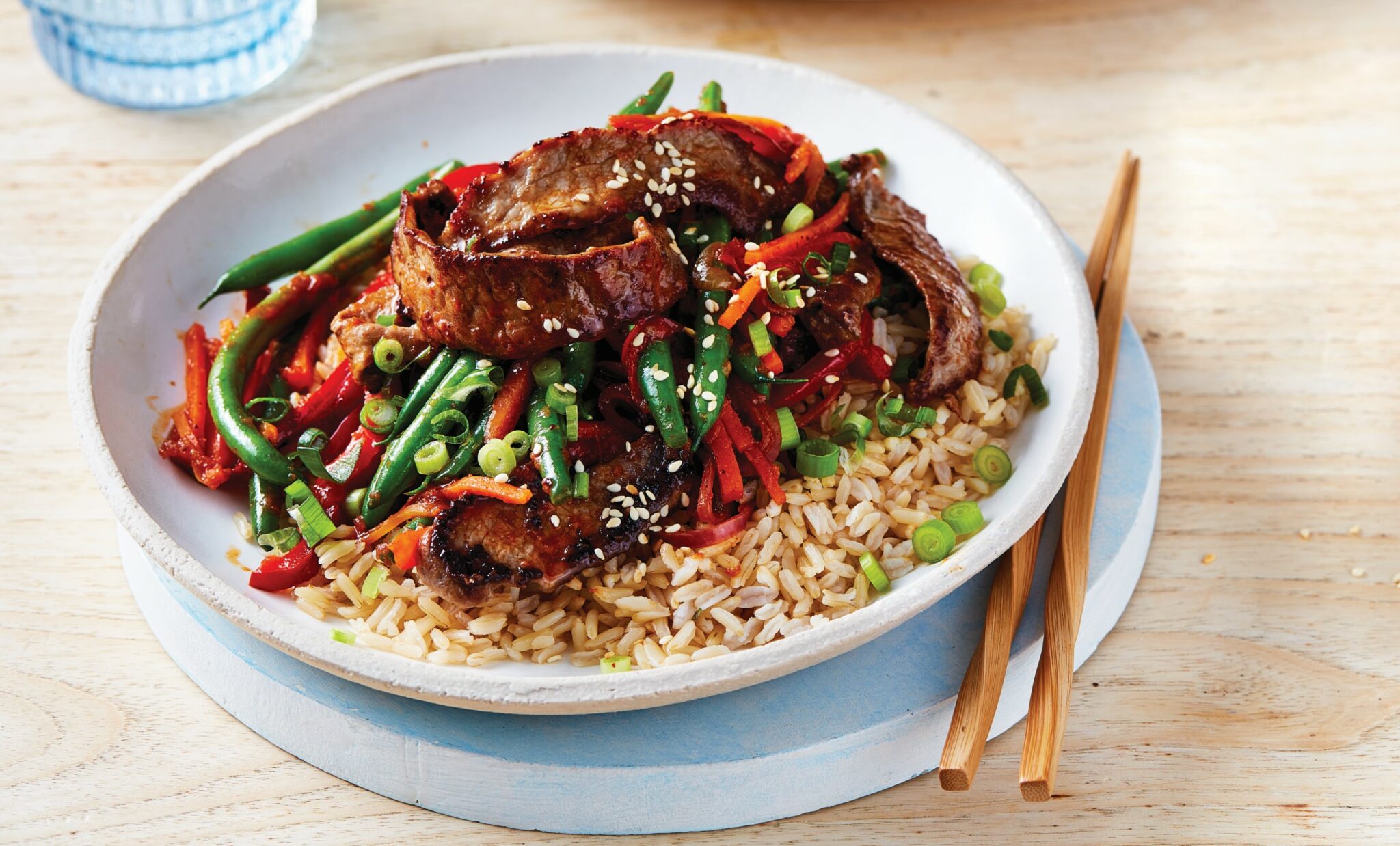 Korean beef stir-fry