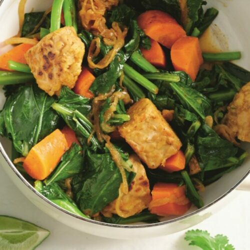 Coconut tempeh curry