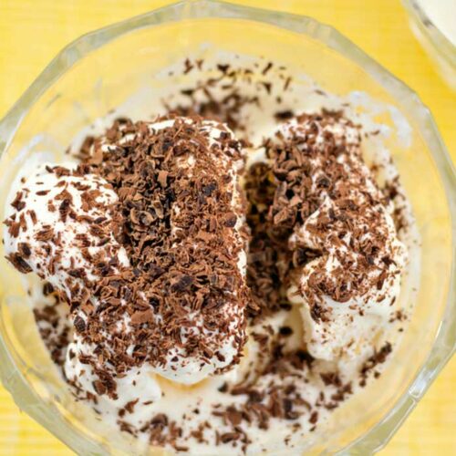 Gluten-free apple custard and yoghurt fool