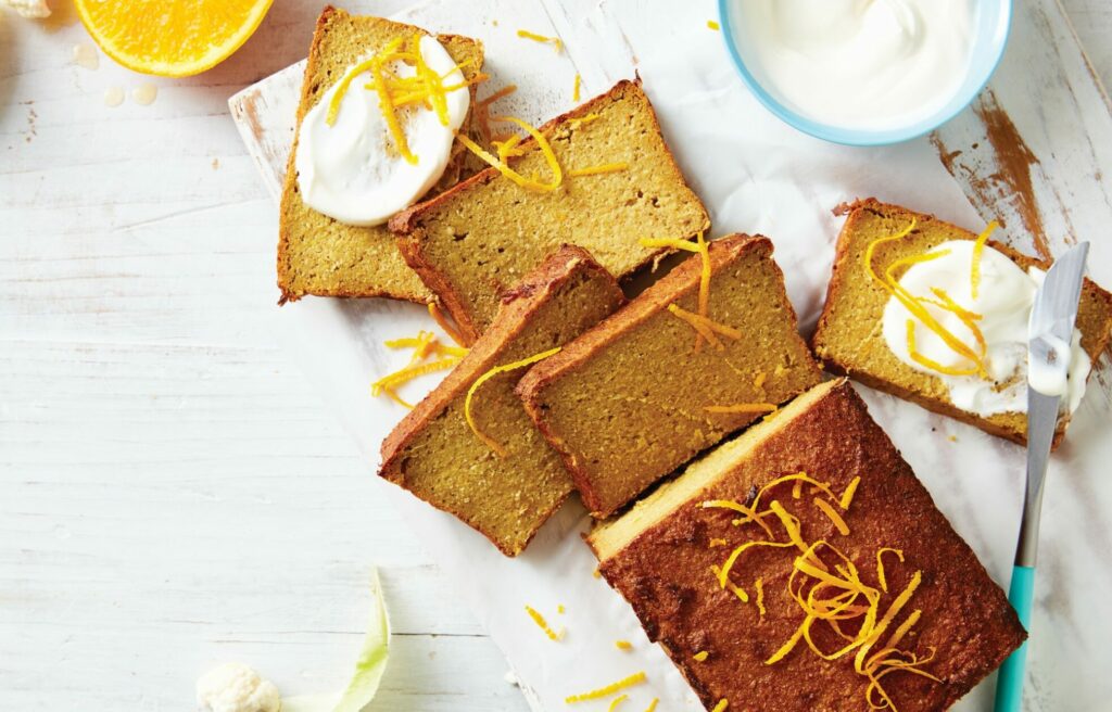 Orange and (sshhhh!) cauliflower loaf Orange and cauliflower loaf recipe