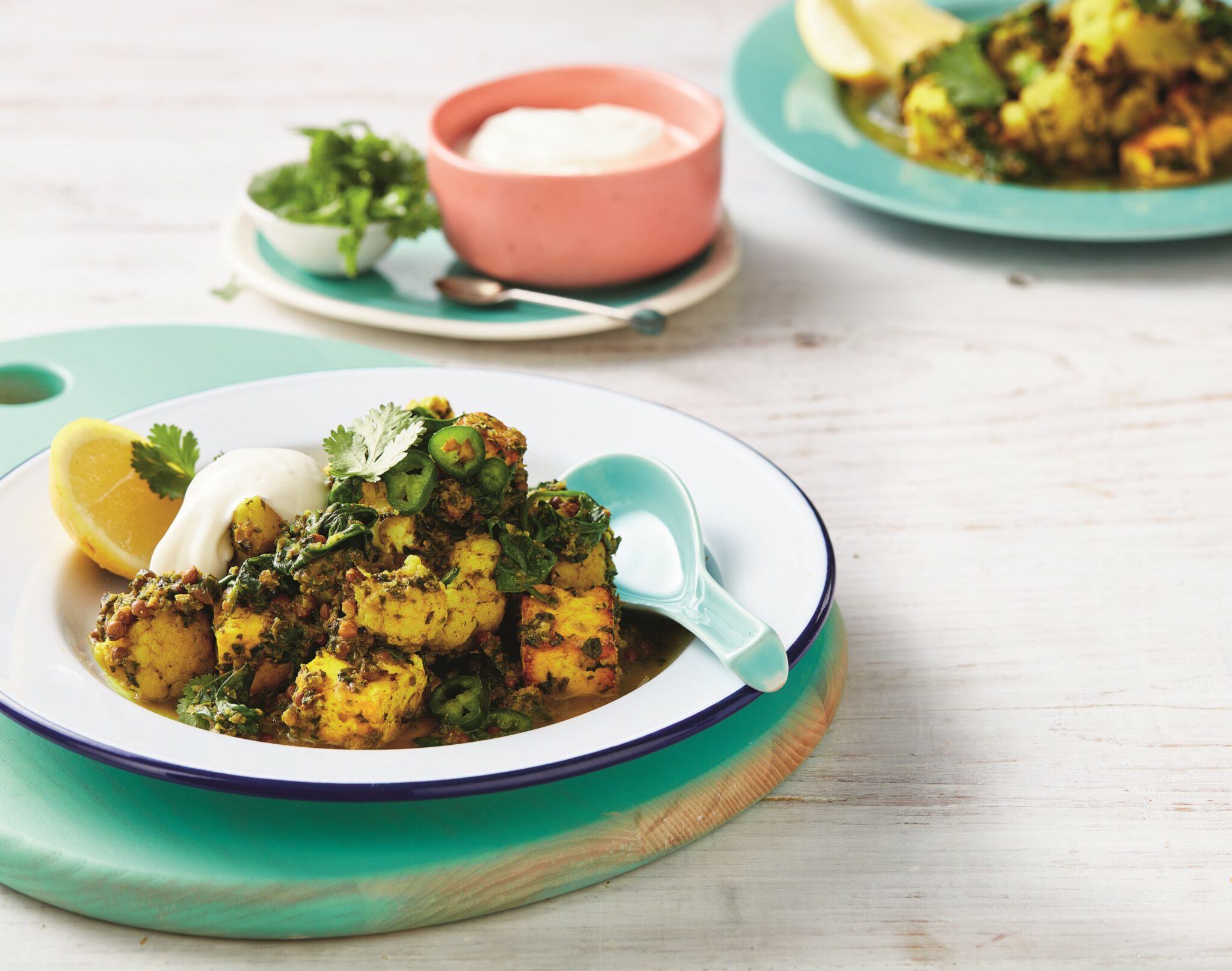 Spinach and vegetable saag