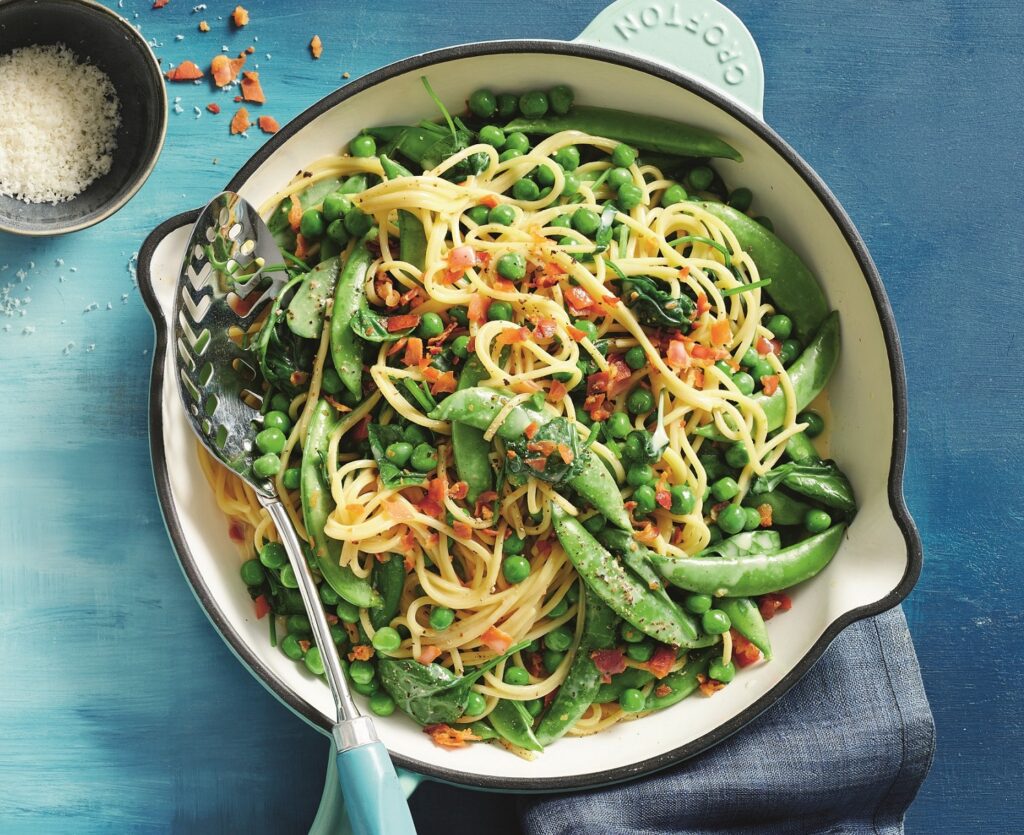 Vegetable carbonara