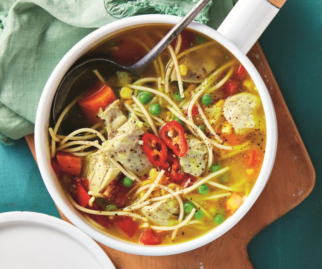 Soothing chicken noodle soup Soothing chicken noodle soup