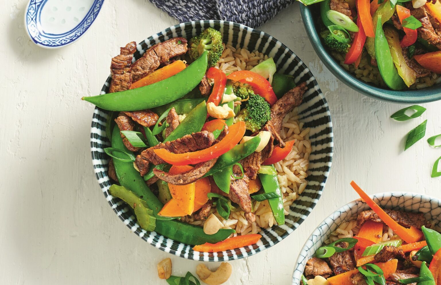 Ginger beef stir-fry