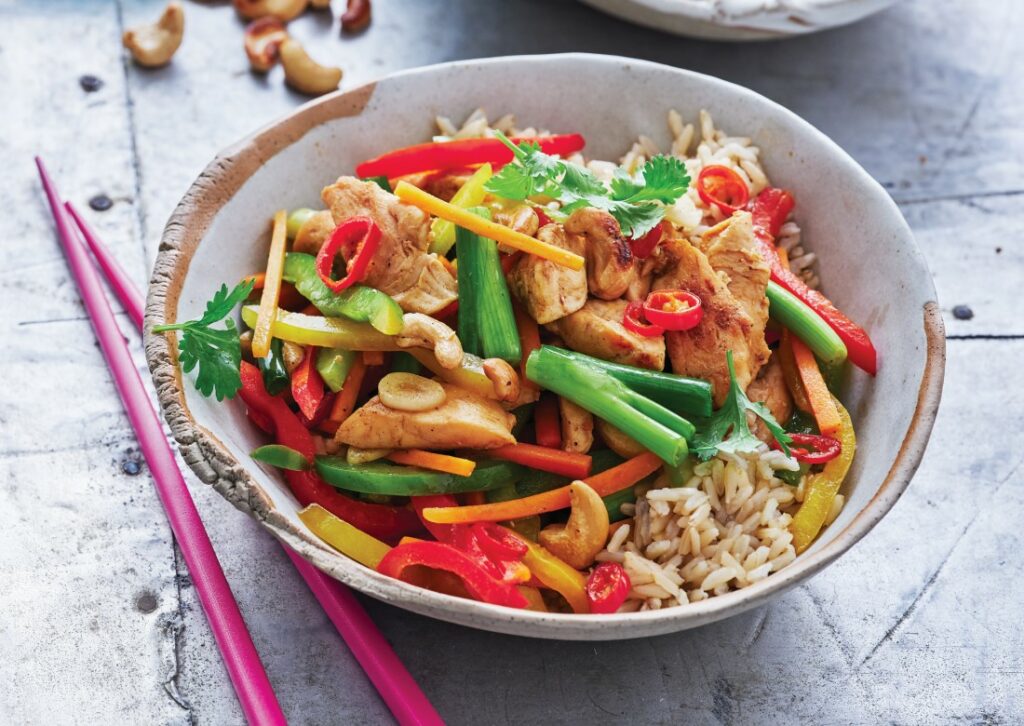 Thai cashew chicken