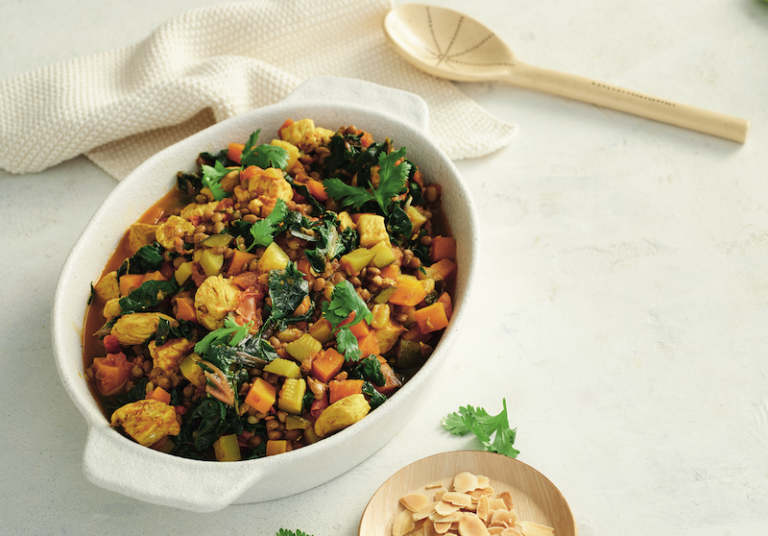 Chicken and lentil dhal