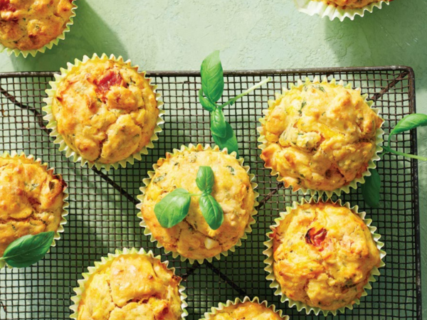 Veg and feta muffins Veg and feta muffins