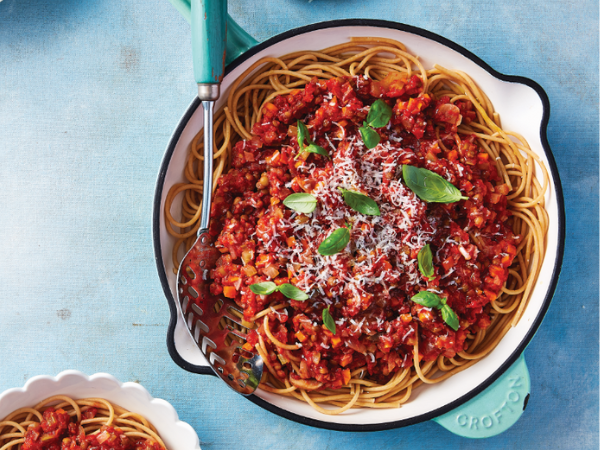 Tomato and lentil spaghetti Tomato and lentil spaghetti