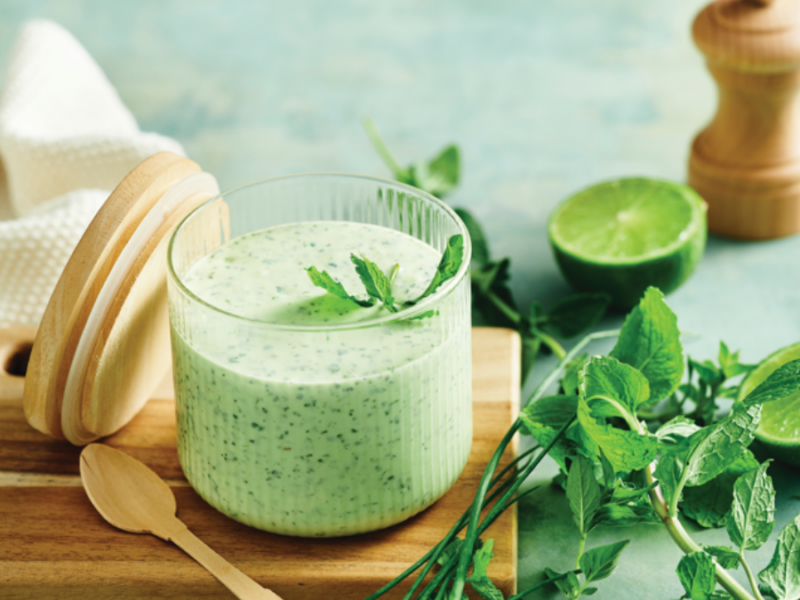 Green goodness buttermilk dressing