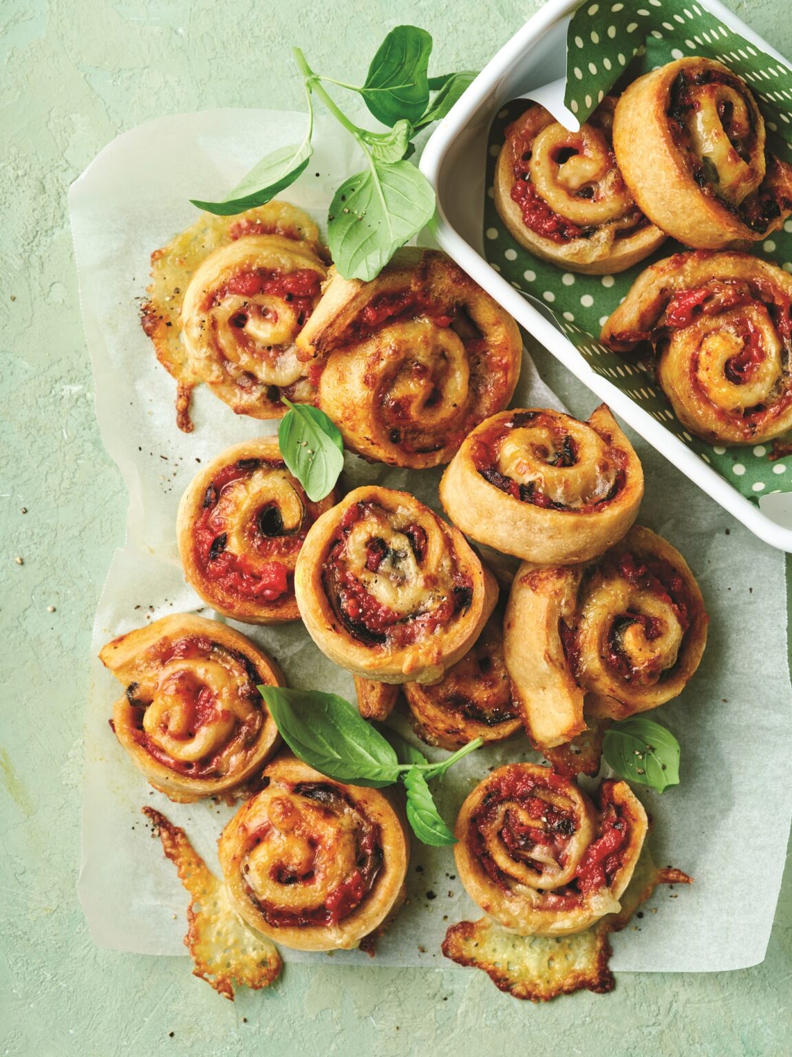 Pizza pinwheels