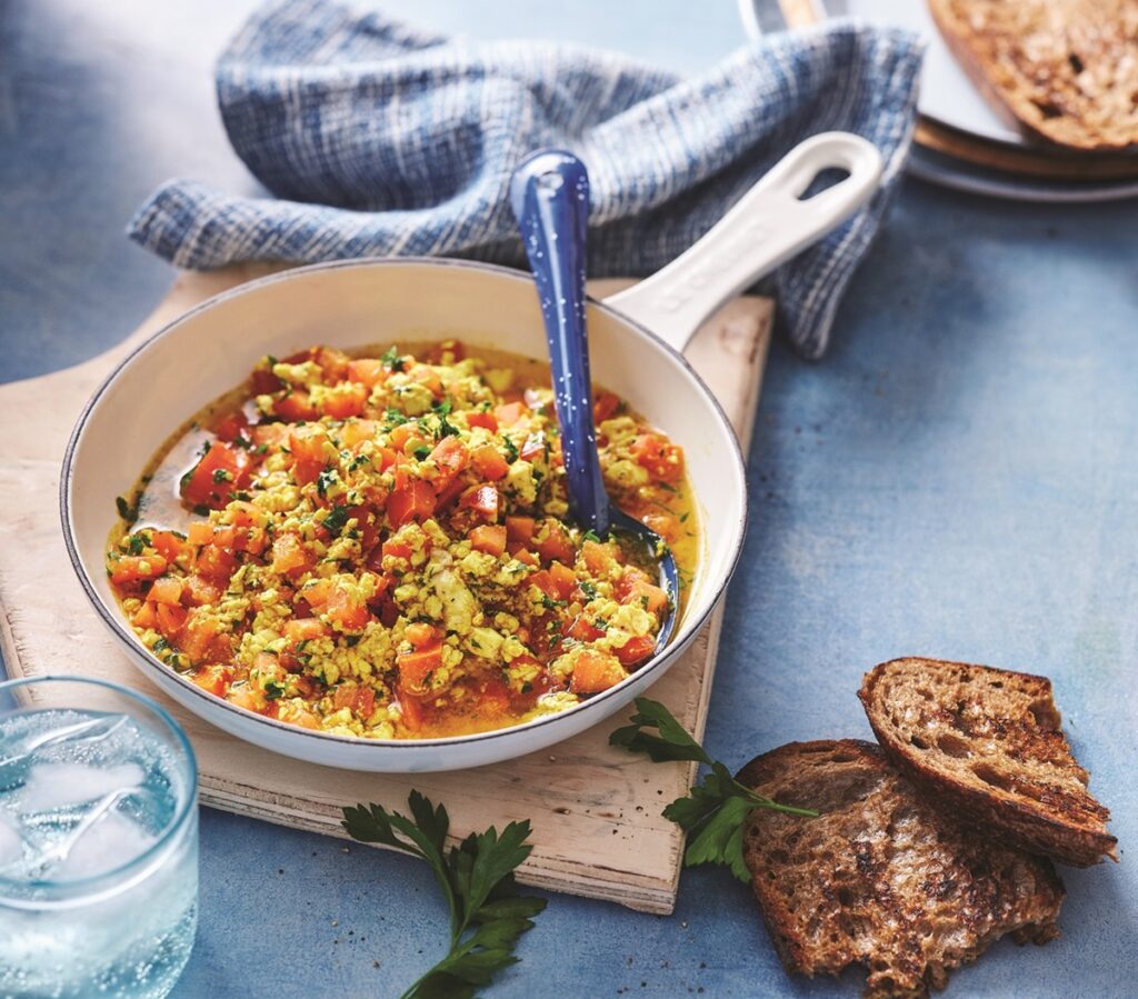Scrambled tofu