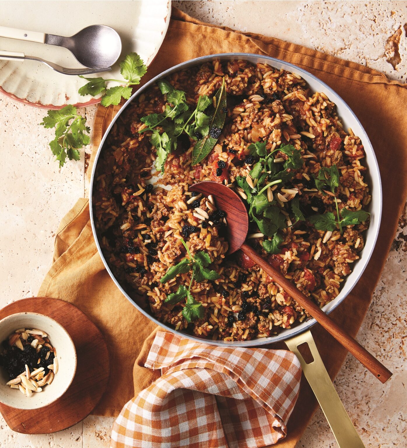 Spicy Indian mince and rice