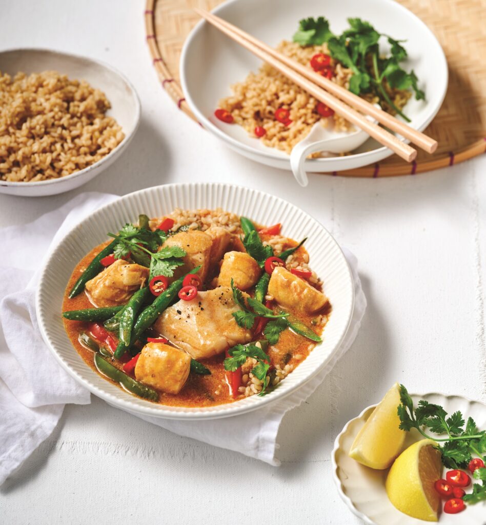 Red Thai fish curry Red Thai fish curry