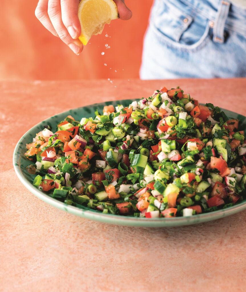 Shirazi chopped salad