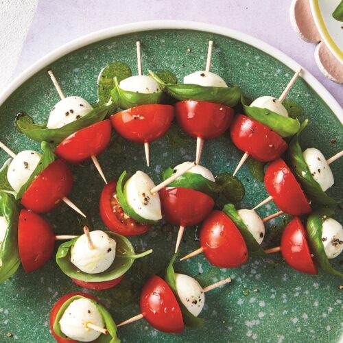Caprese salad skewers