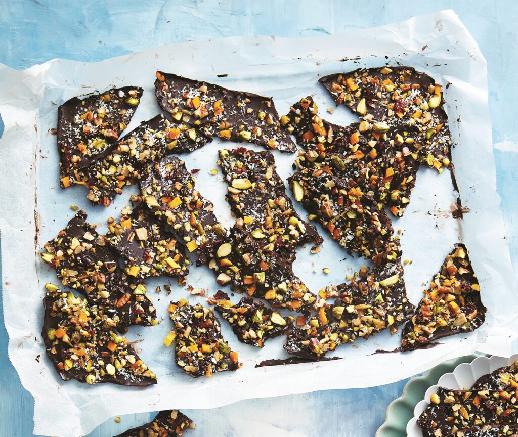 Nutty coconut rocky road