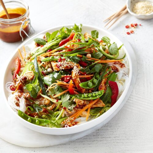 Bang bang chicken salad