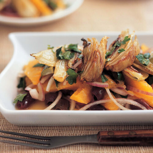 Roasted fennel and orange salad