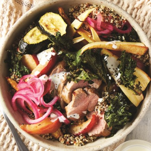 Pork burrito bowls