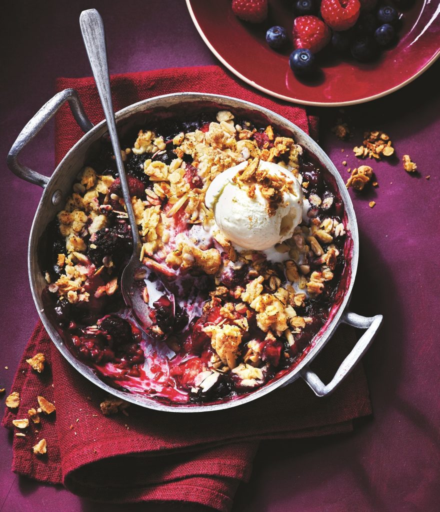 Single serve mixed berry oat crumble Single serve mixed berry oat crumble